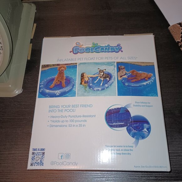 NEW PoolCandy Inflatable Pet Float - Picture 5 of 6
